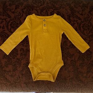 Cat & Jack Baby Yellow Onesie Size 6-9 Months NWOT